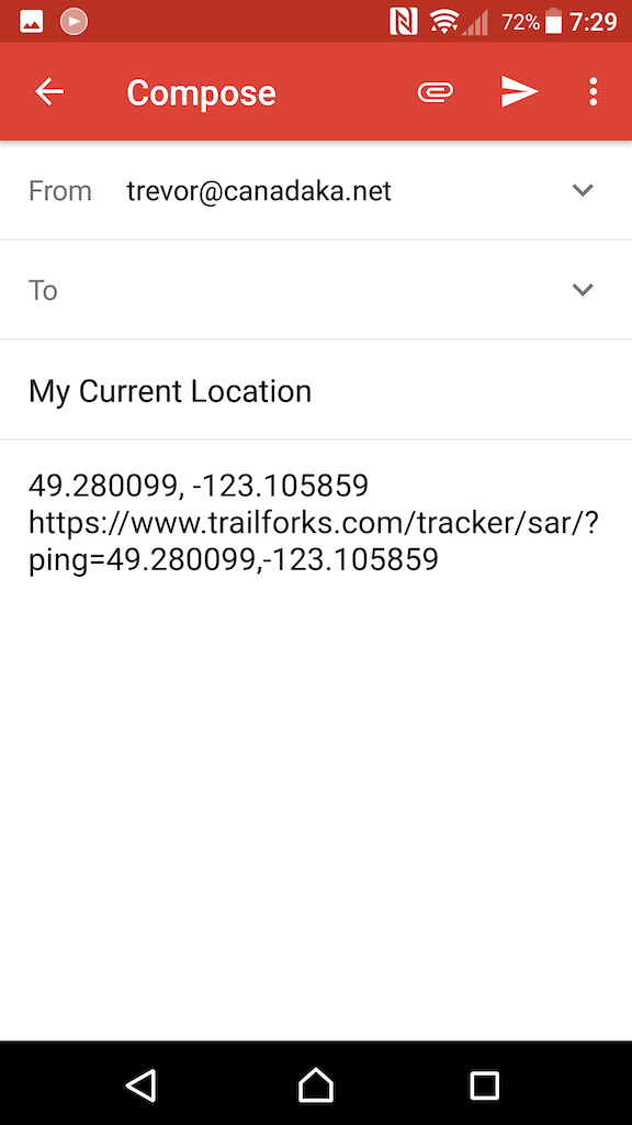 share location text