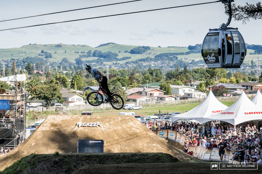 Sam Pilgrim had a massive day in Rotorua, but it wasn't enought o hold off the young bloods.