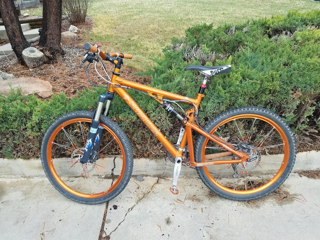 2004 Custom Orange Santa Cruz Blur
