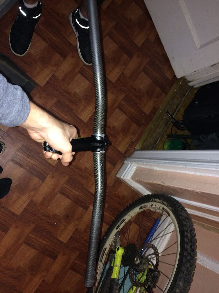 0 Specialized s-works carbon bars and easton easo stem
