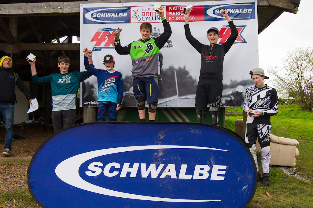 round 2 of The Schwalbe British 4X Series at Hales Bowl, Harthill, Cheshire, United Kingdom on April 16 2017. Photo: Charles A Robertson