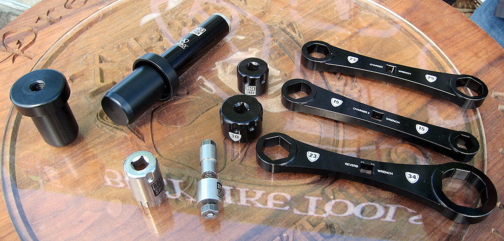 Sea Otter Classic 2017 Abbey Tools and RockShox teamed up to produce dedicated shop tools for its most popular forks and shocks.