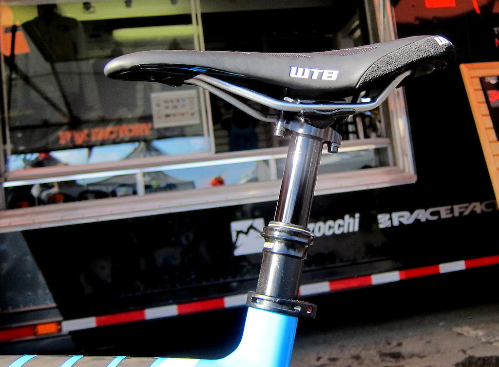 Sea Otter Classic 2017 A short travel Transfer dropper post for the downs.