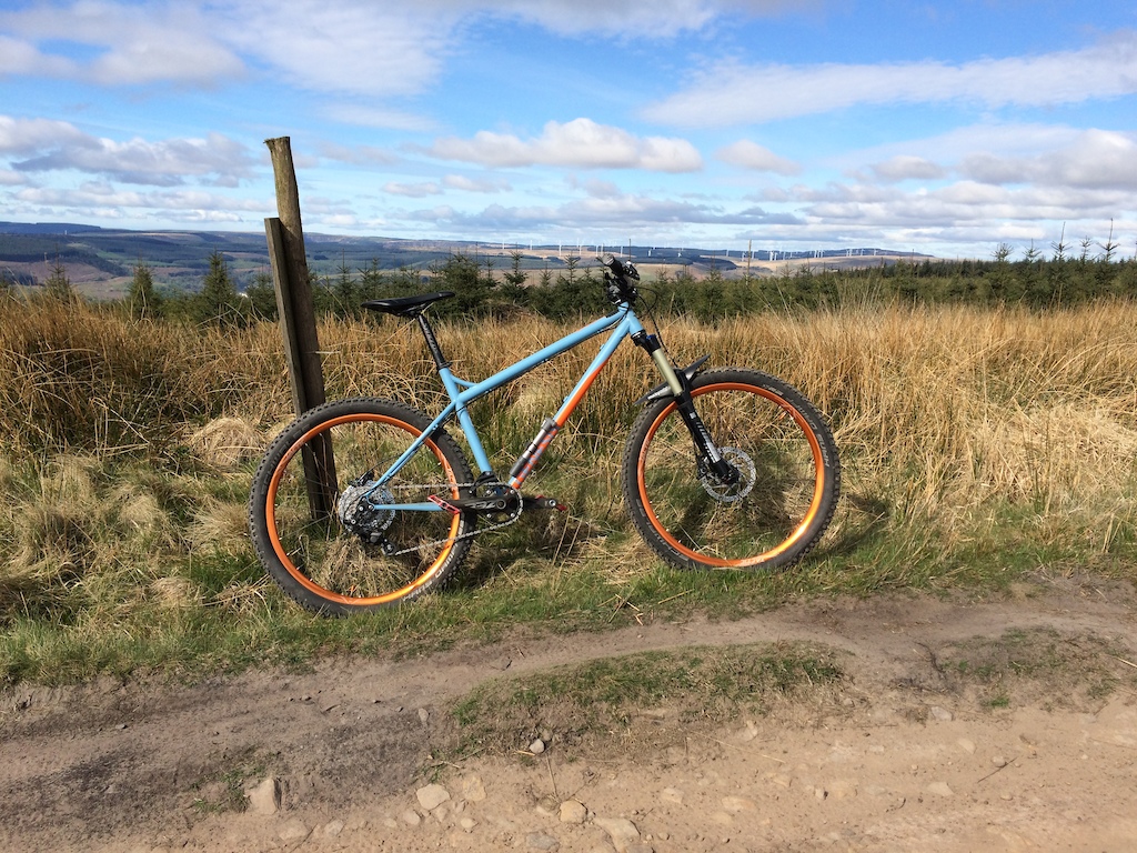 My awesome do it all hardtail at the top of Bikepark Wales!!!