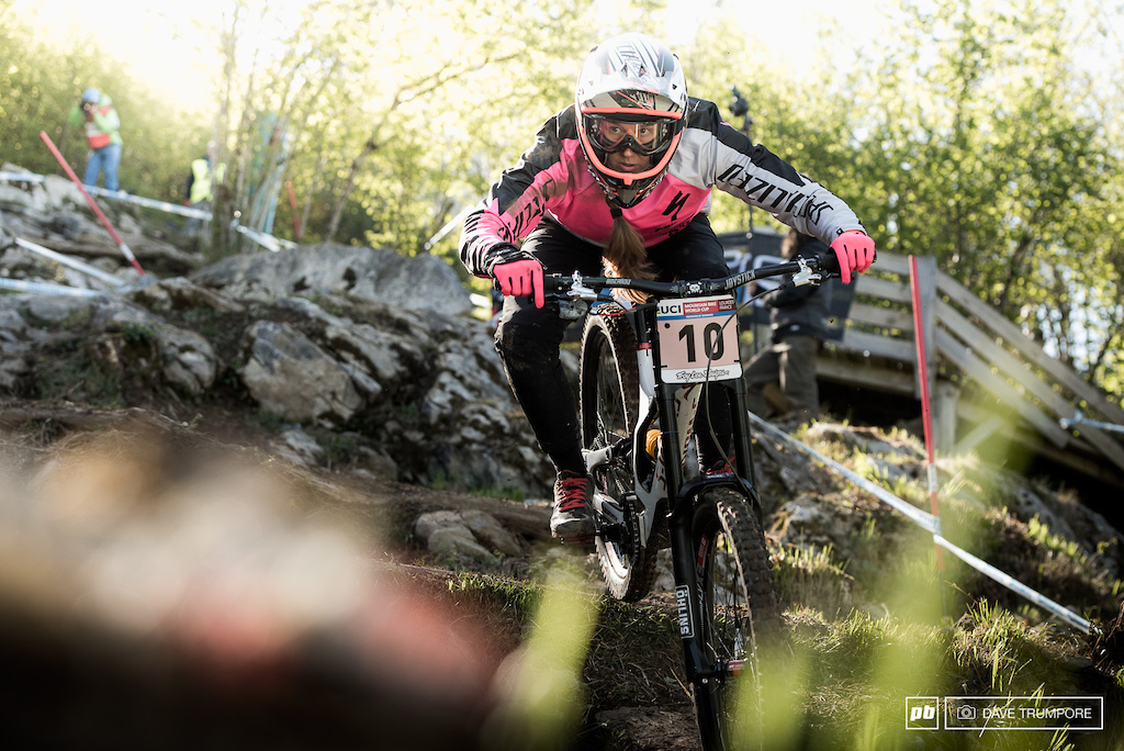 Miranda Miller is finally racing an entire WC season and he can't wait to see her get amongst it here in Lourdes.