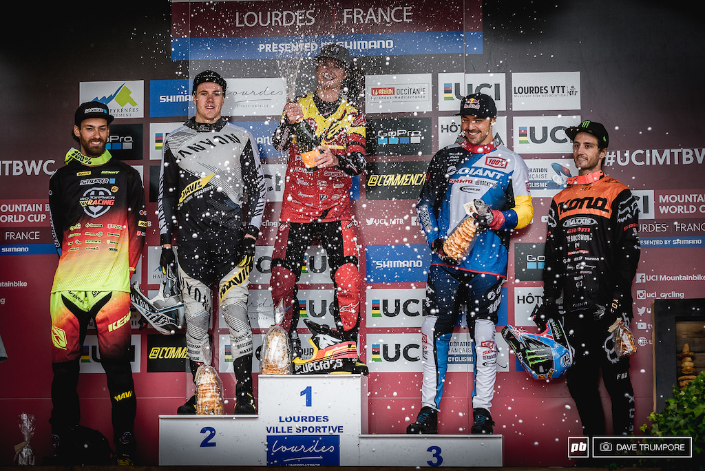After dodging a bullet with the weather, these were the fastest men in Lourdes.