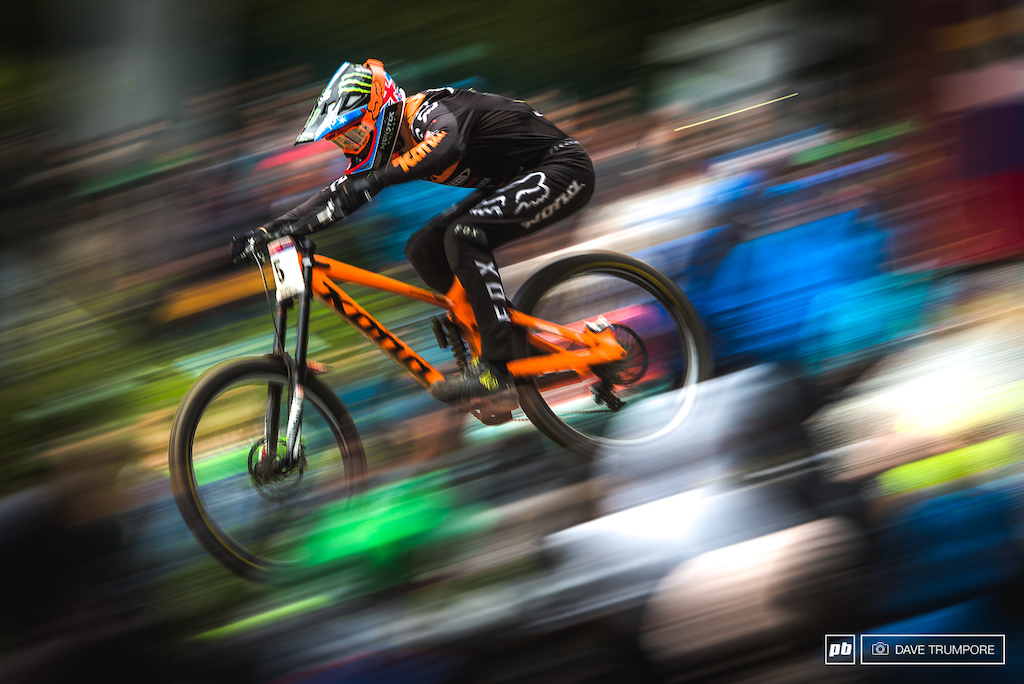 Conor Fearon had a rough one in qualifying, but with some help from mother nature her turned that around t grab the final spot on the podium.