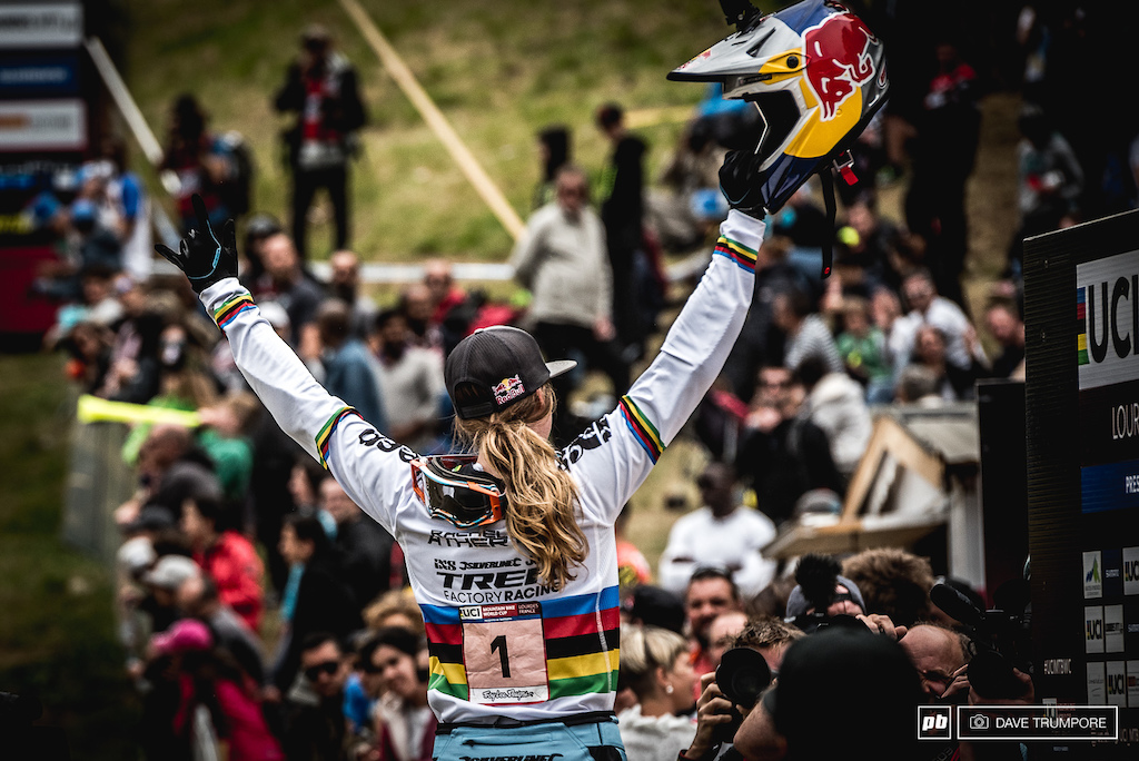 Another World Cup and another win for Rachel Atherton. But this one was not easy and the other women are hot on her heals right now.