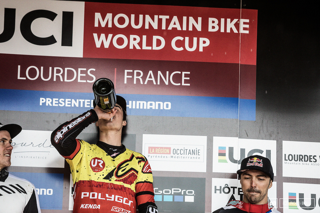 Mick Hannah shared a nice sentiment after the podium: Apparently Alex is the first Frenchman to win on home soil in 19 years.