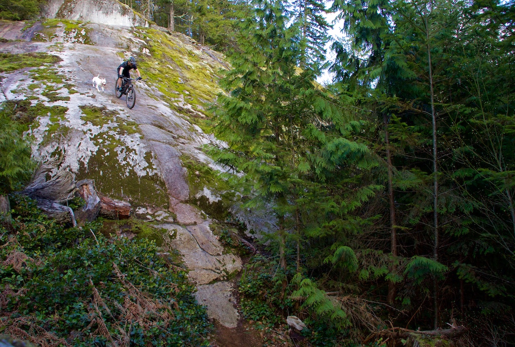 a pic of the last rock on the trail, from the video edit ( the after work project ) check out the video in my video section