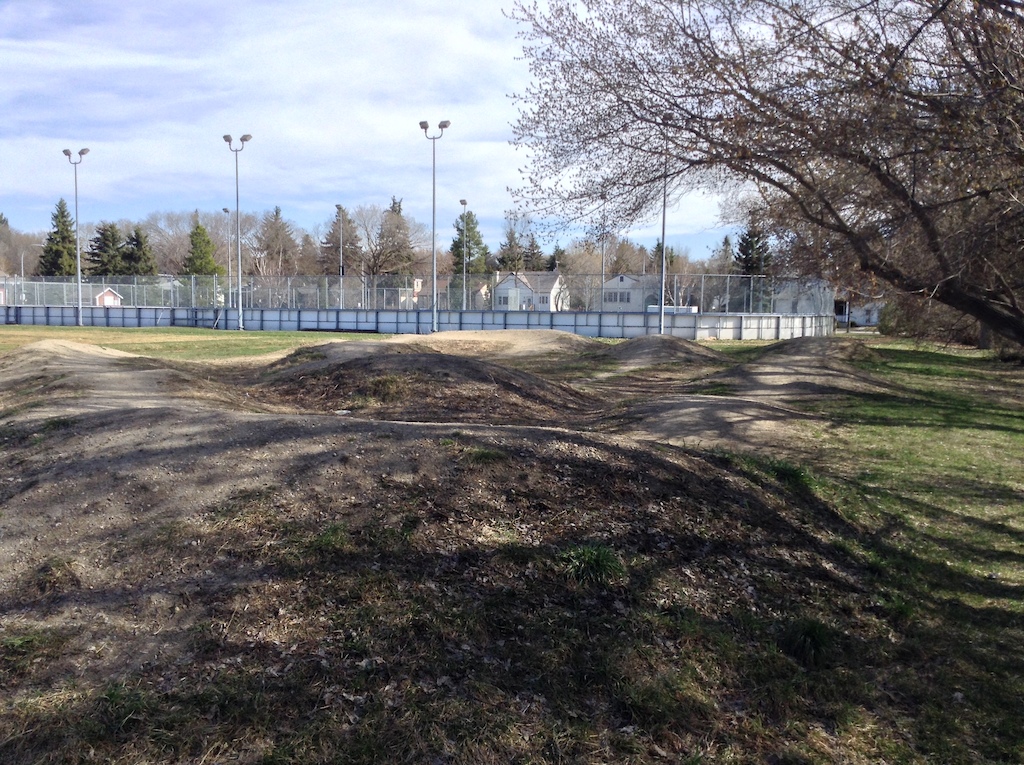 at park allen pump track in Edmonton, Alberta, Canada photo by