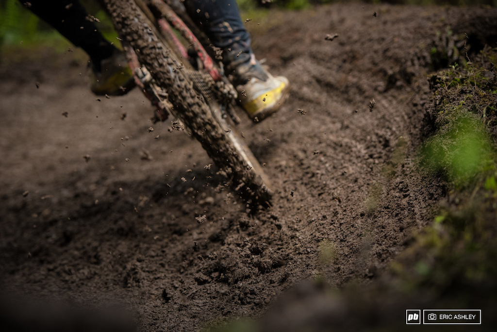 Needless to say no one came down course looking remotely clean.