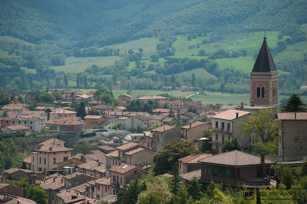 A super picturesque town in the heart of Italy.