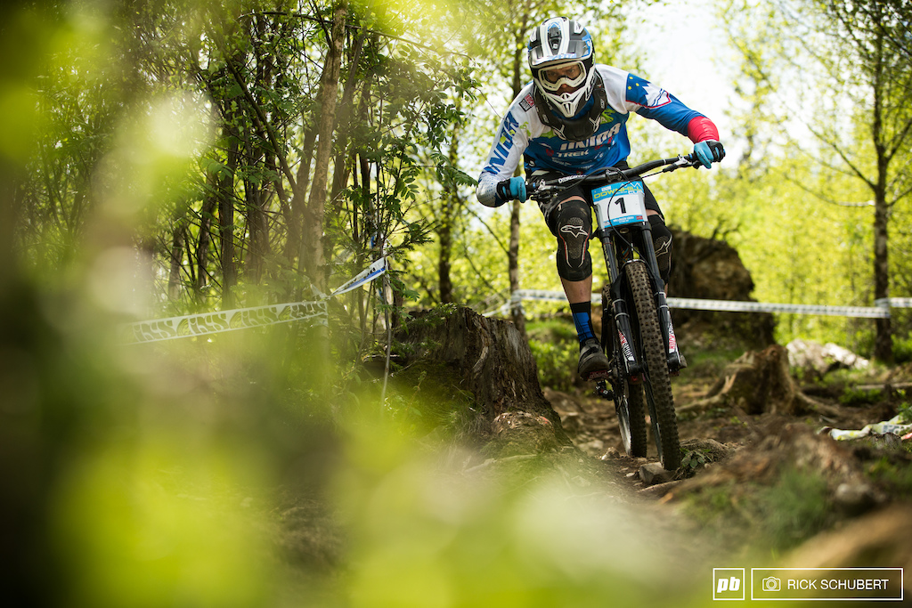 Jure Zabjek lifted his game again in his final run and won his second European DH Cup