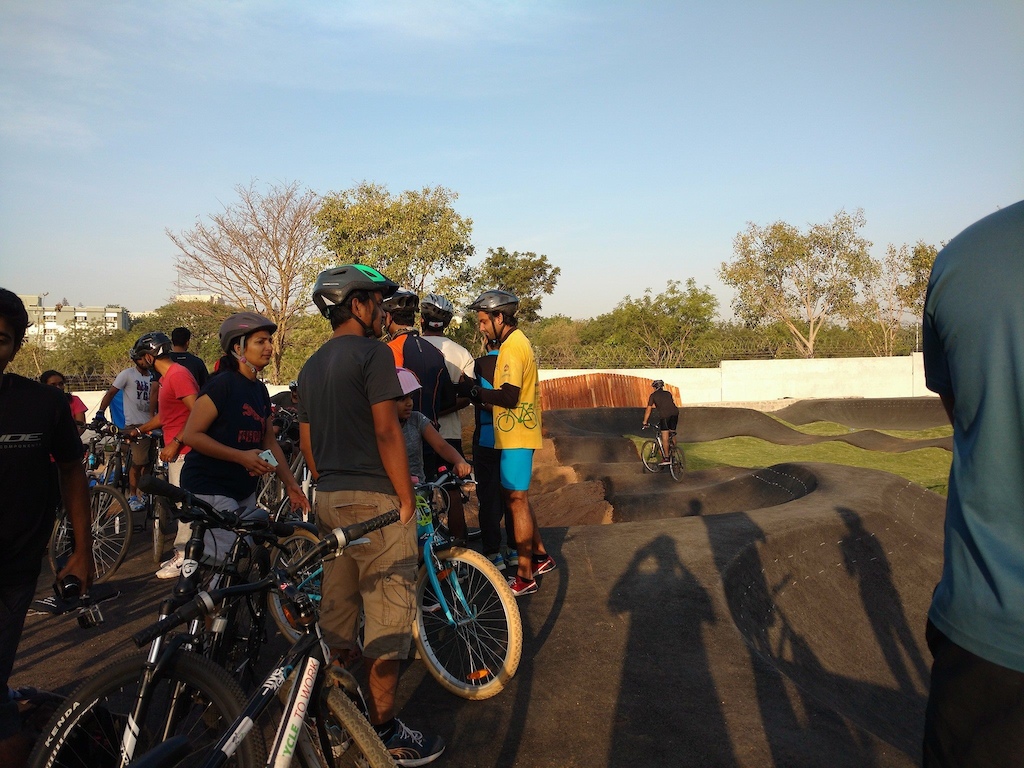 new park. Wall ride- Hyderabad-India