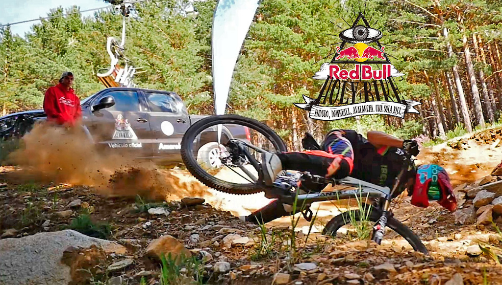 Enjoy all the action of the Red Bull Holy Bike. Enduro, Downhill and Mass start from the top of La Pinilla Bike Park in Spain.