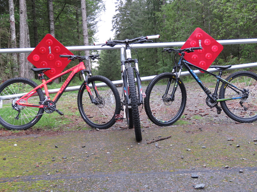 Left to right: Specialized pitch, Trek marlin 6, Gt avalanche.