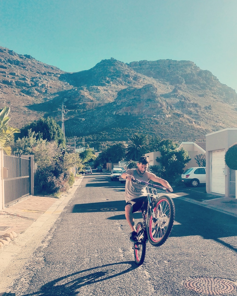 Just riding my f@#k!ng bike.