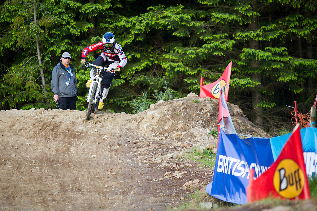 Open practice and qualifying during round 3 of The 2017 4X Pro Tour at Nevis Range, Fort William, Scotland, United Kingdom on June 02 2017. Photo: Charles A Robertson