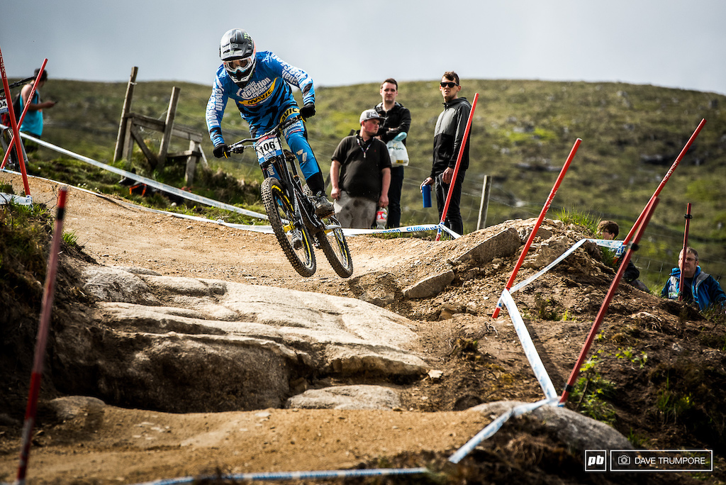 Currently sitting in second in the Enduro World Series, Sam Hill rode his DH bike for the first time in many months to grab one of the final spots in qualifying.