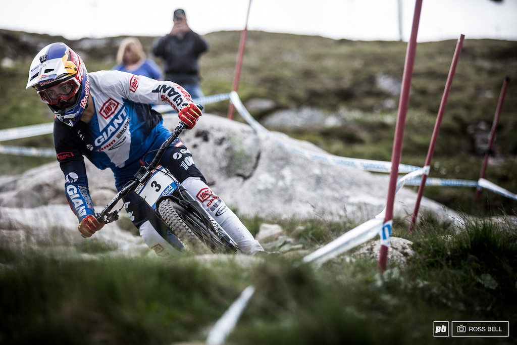 What is it about Marcelo Gutierrez's style that works so well at Fort William? Well, I guess it's partly down to his brutal strength over the course of the lengthy track.