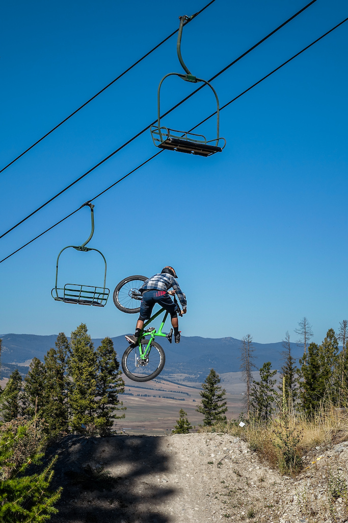 Skye Schillhammer at Discovery Bike Park in Phillipsburg, Montana