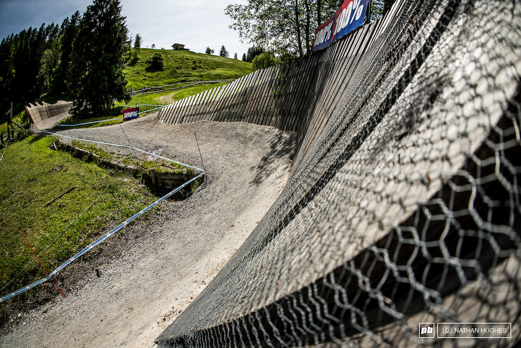 The second giant wall ride berm remains unchanged.