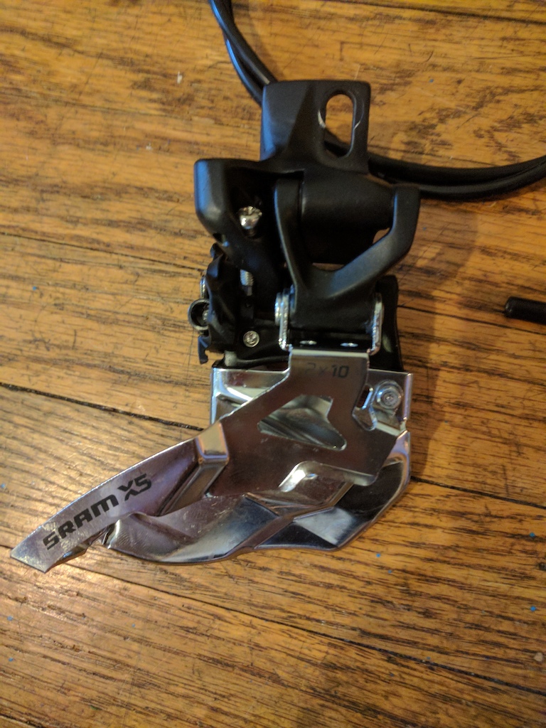 2016 2x10 Sram X5 front Derailleur and Deore front Shifter