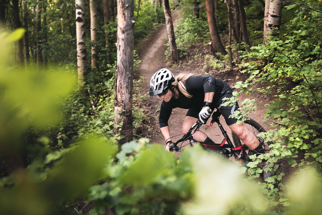 I like going fast through trees cause everything goes by so fast.