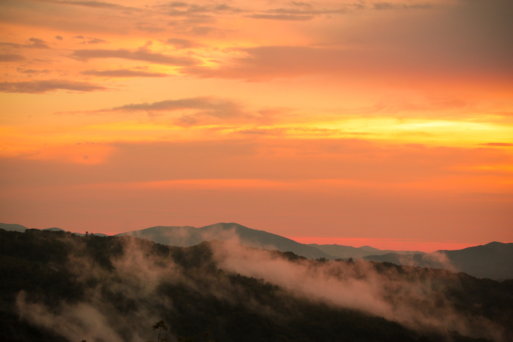 A typical Beech Mountain sunset.