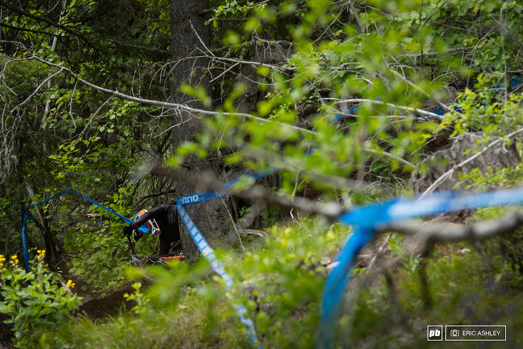 Twister bars after a fall from the second rock roll dashed Kate Meyer s hopes of a podium finish Pro Women .