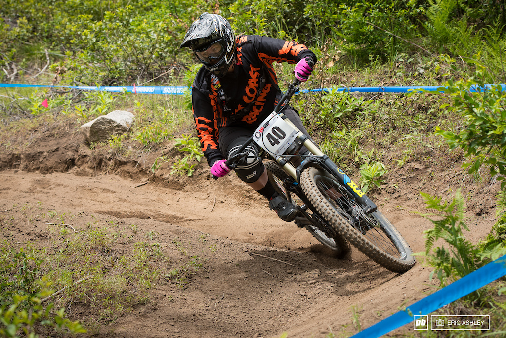 Jaime Rees railed down to finsih over ten seconds up. Wel ll be seeing more of Rees at the remaining NW Cup stops Pro Women .