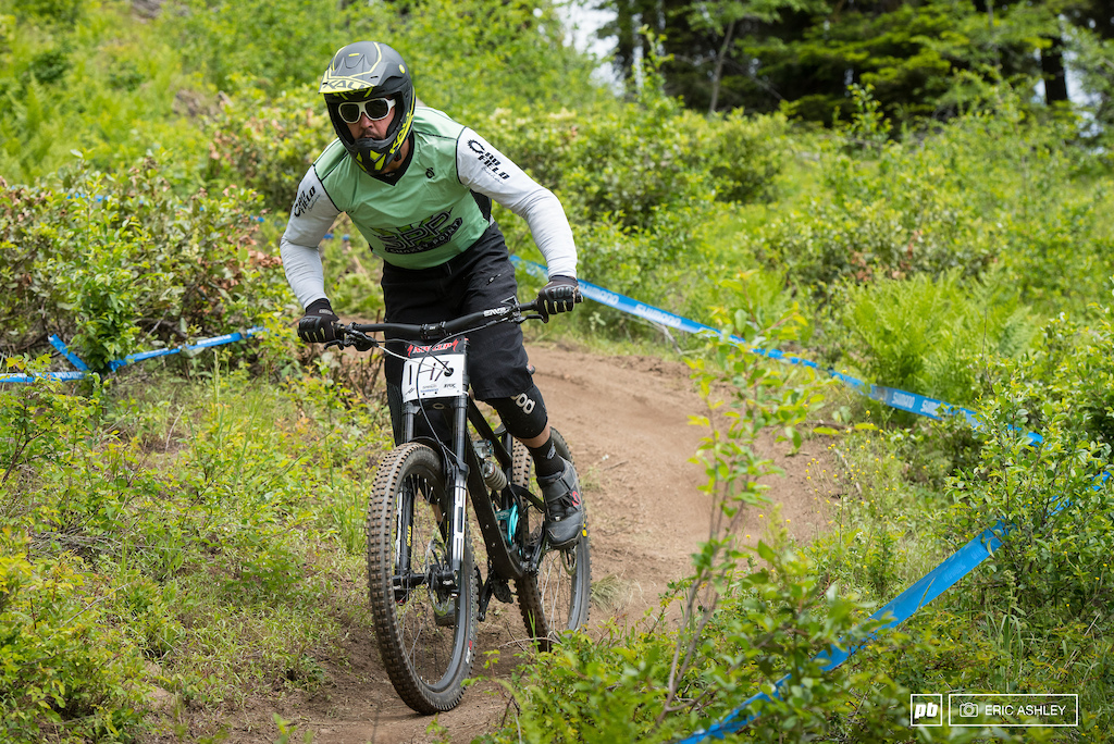 Chris Canfield delivered his second win of the season putting him far in the lead for the overalls Cat 1 Men 40 .