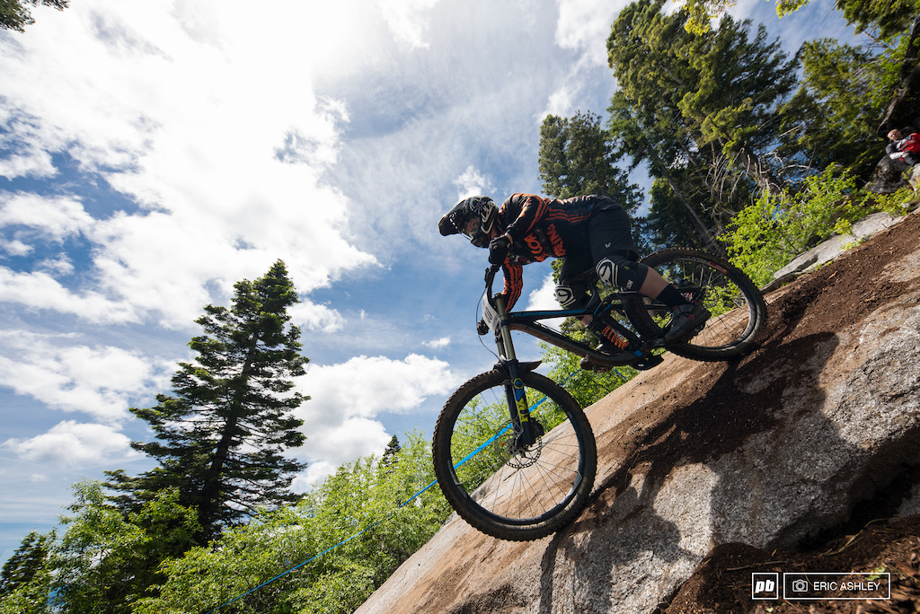 As a new mother we haven t the 2016 Pro Women Overall Winner much. Jaime Rees hasn t let a slower riding season knock back her pace. My favorite part of the course was the rock slab. I really like anything rocky and technical more than pedally.