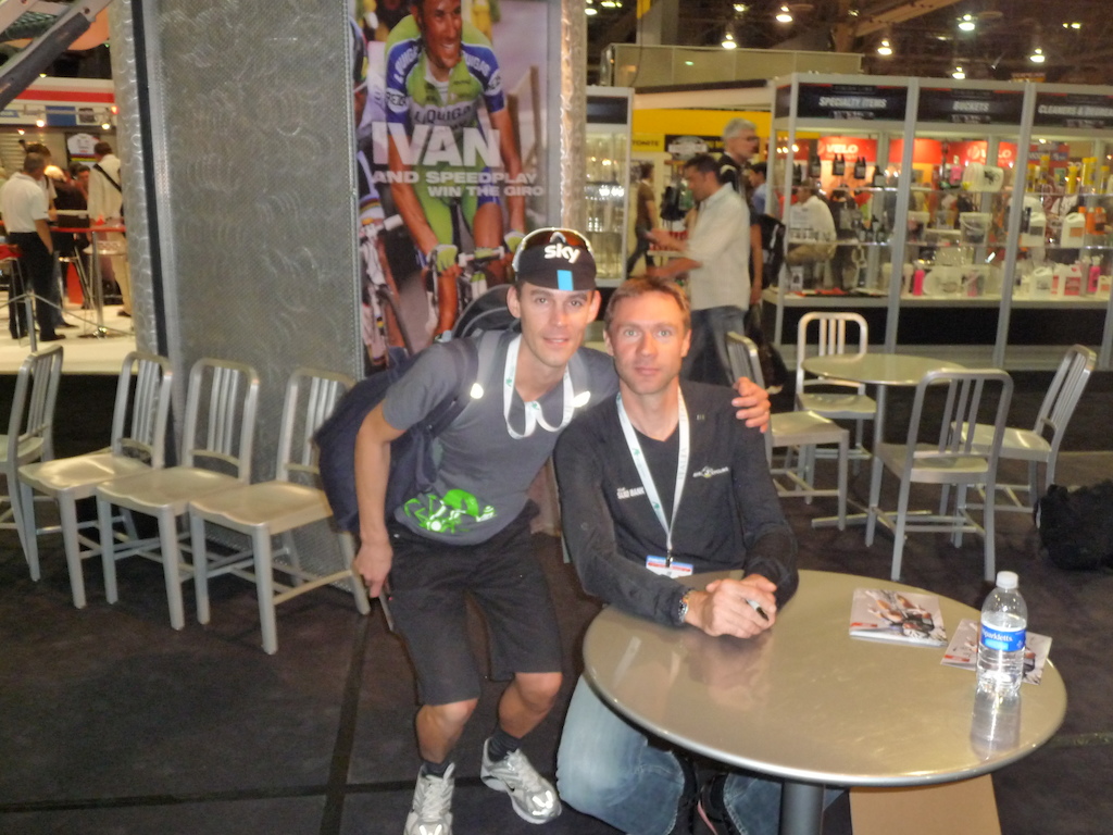 So close to meeting this guy in London TdF in 2007, finally hooked up in Vegas @ Inter bike.

SHUT UP LEGS!