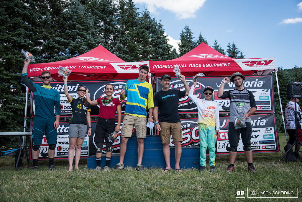 For those who want a little extra competition on race day can compete on the fox transfer seat post climb challenge. The fastest amateur time wins a fox transfer seat post, all other racers from each class get some nice prizes from fox.