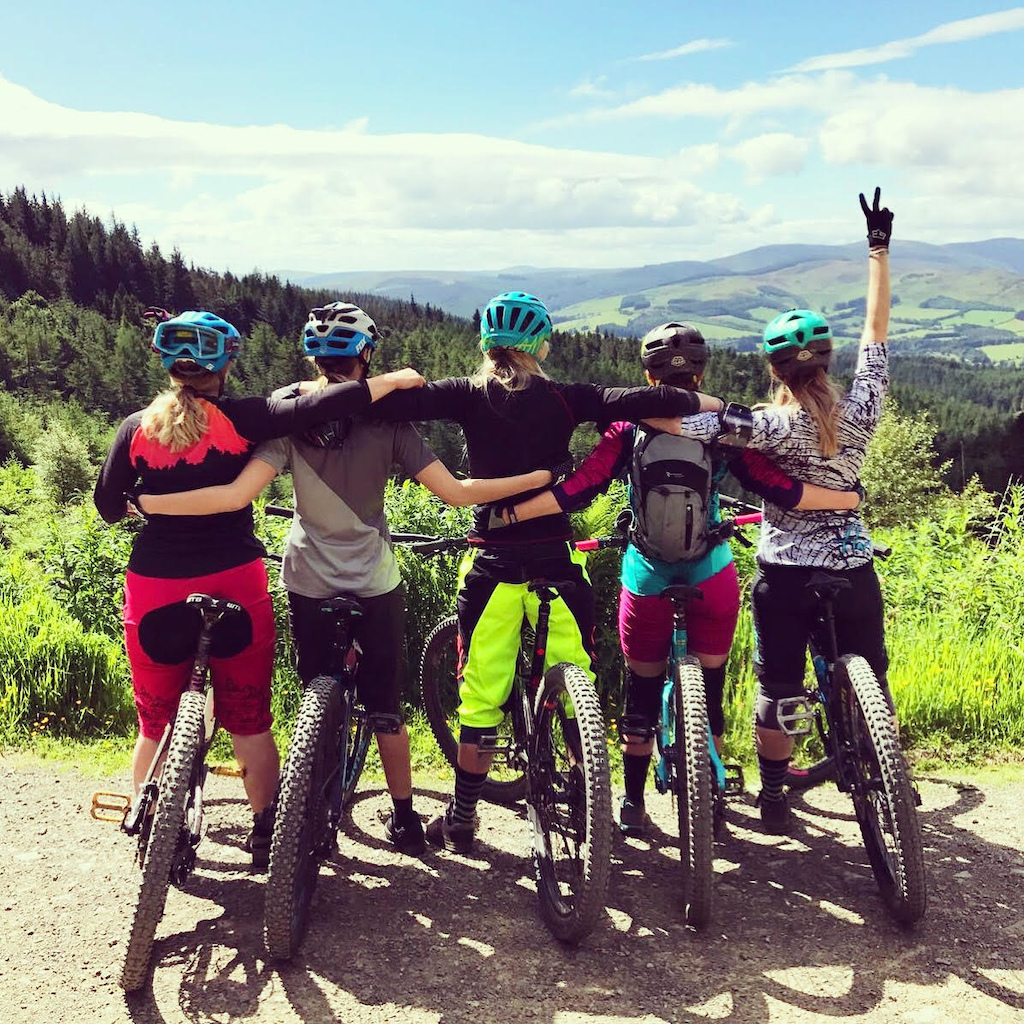 Bikes, babes and blue skies....the perfect trio
