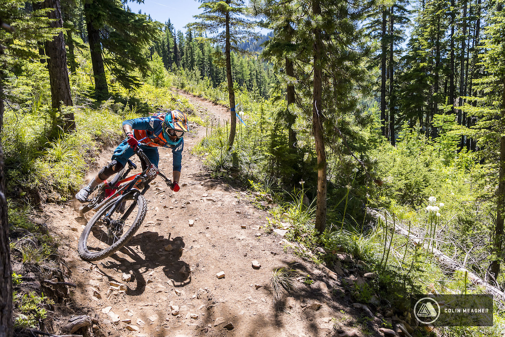 Matt Koen was feeling it aboard his new Marin Bikes Wolfridge but threw it all away on stage 5 losing nearly a minute to overall winner Krunkshox after a particularly hard encounter with a tree.