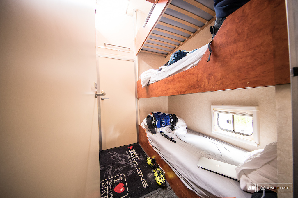 Staff beds can be found in the mid compartment.