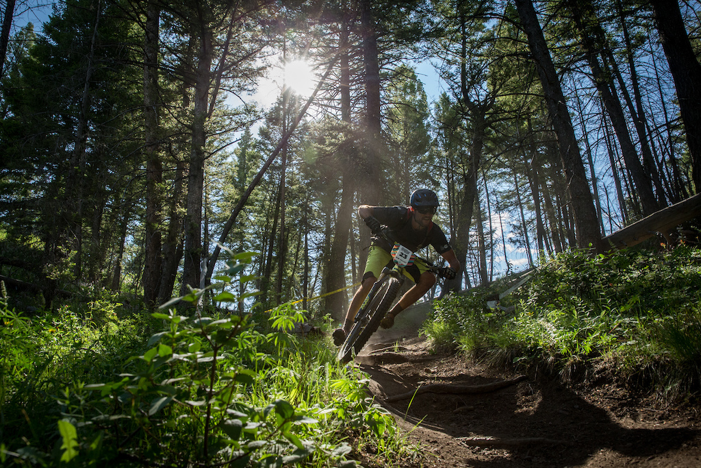Gino Pastore races Stage 4 in the Pro Men's Division of Round 3 in the 2017 Scott Enduro Cup presented by Vittoria in Sun Valley, ID on July 2nd, 2017.