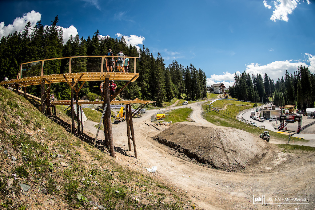 Insert Crankworx/FMB/Rampage joke here.... Let's hope there's no side-winds come Saturday.