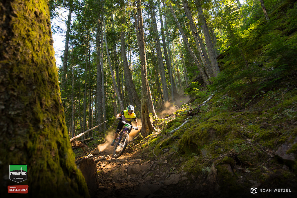 Stage 5 on Day 5 of the Trans BC Enduro in Revelstoke B.C.