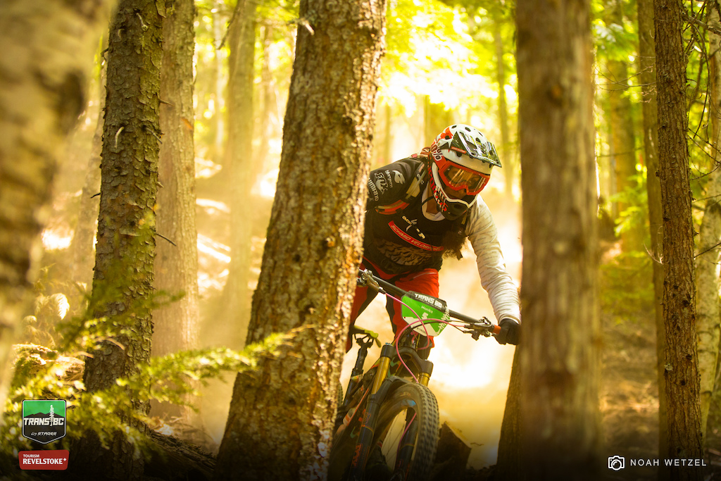 Stage 3 on Day 6 of the Trans BC Enduro in Revelstoke B.C.