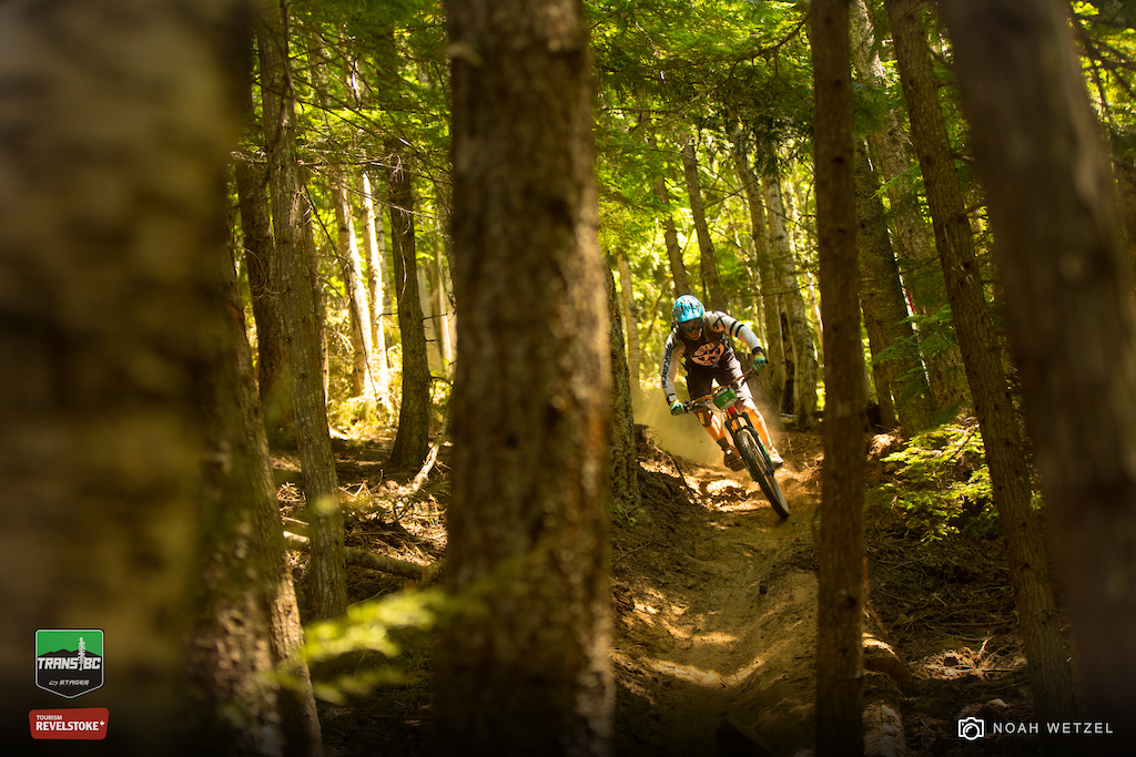 Stage 3 on Day 6 of the Trans BC Enduro in Revelstoke B.C.