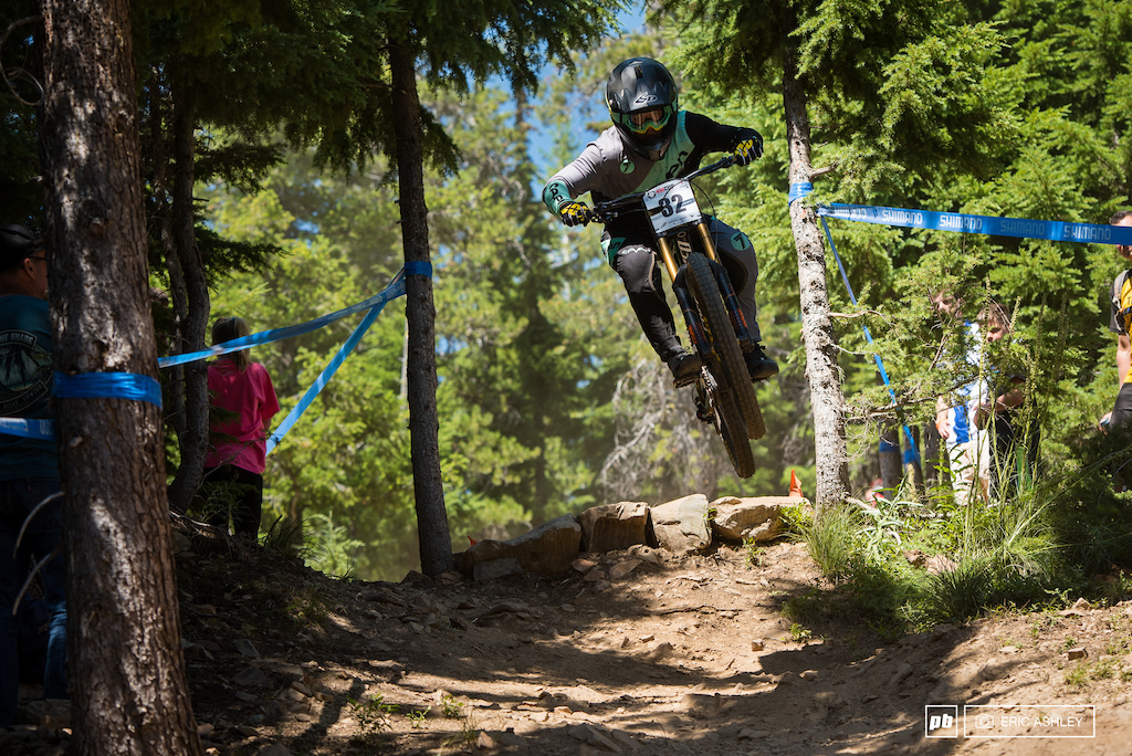 I knew that fast was smooth so I basically just went smooth down the mountain and it worked out Carson Eiswald breaks down his strategy for a fast dusty and loose course.