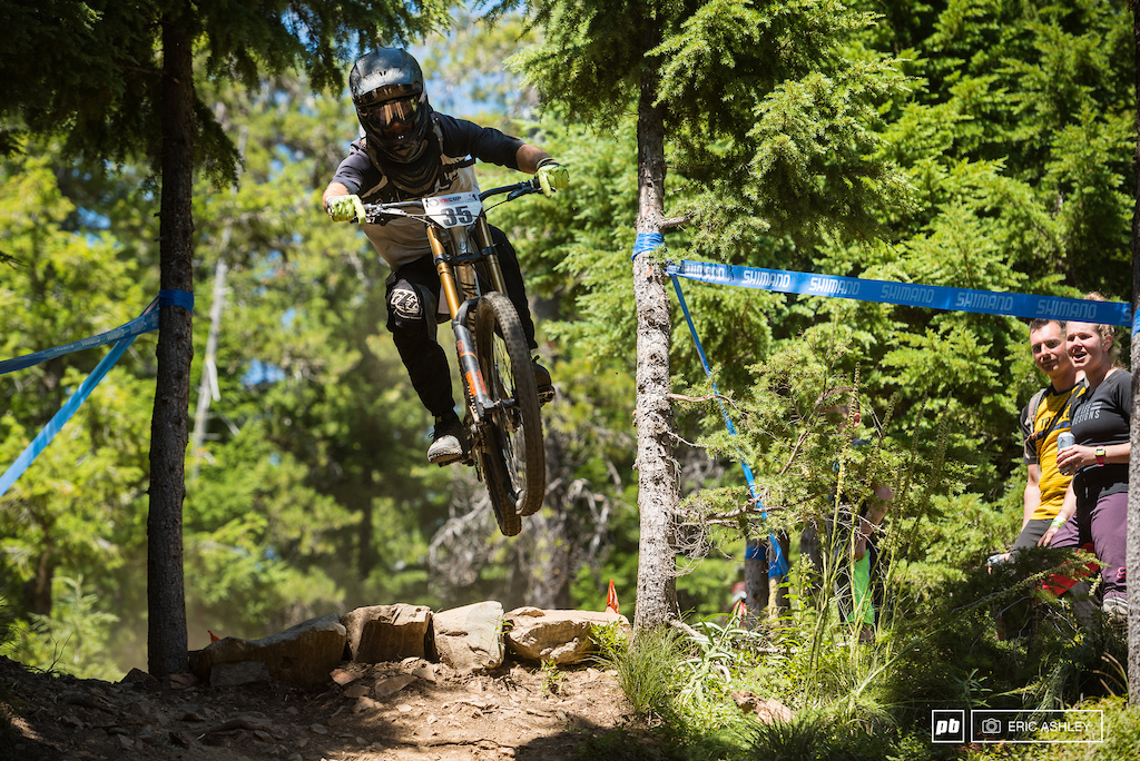 Rhys Ewing also found a couple of seconds and pushed up to second for his first Pro Podium.