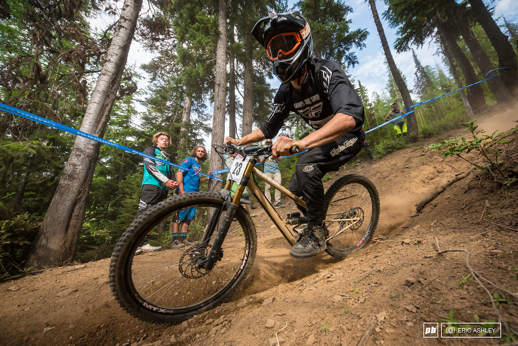 Lines thorugh the World Cup section of Frankenbeans were fast and loose. Brian Davison Pro Men .