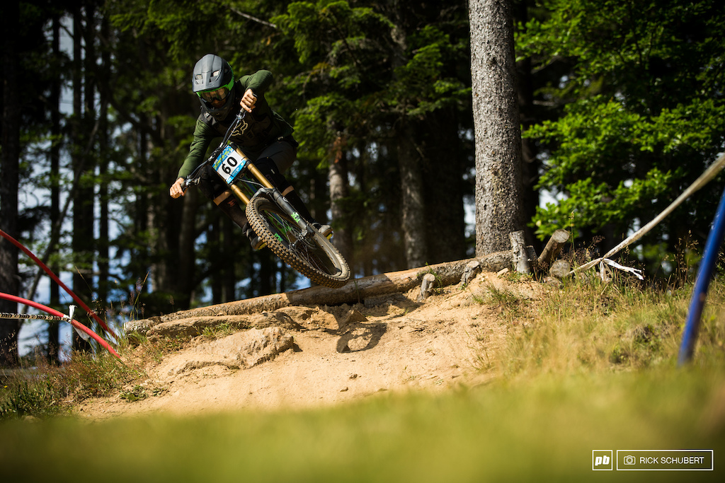 Spicak is the home bike park of Jakub Riha who looked the most stylish out there today