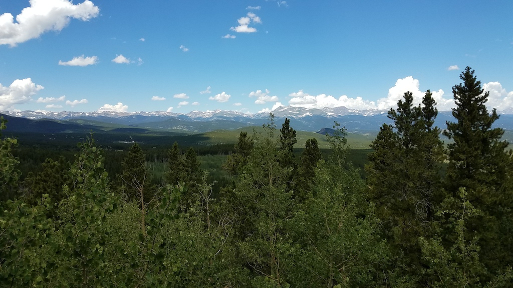 View of the mountains north of Panorama Point.