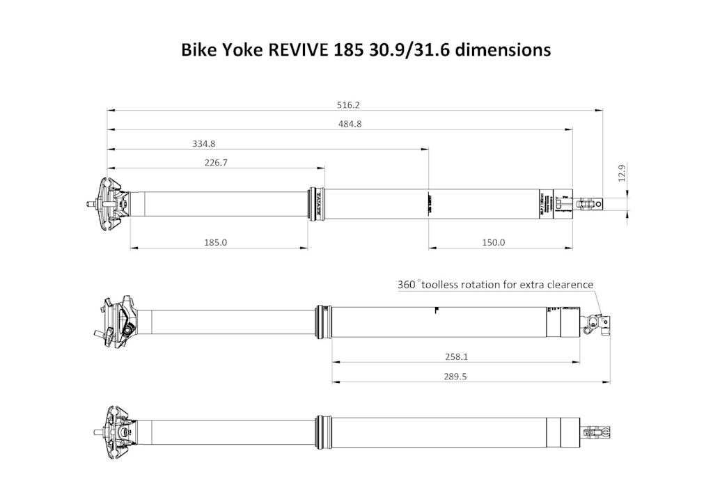REVIVE 185 sizing